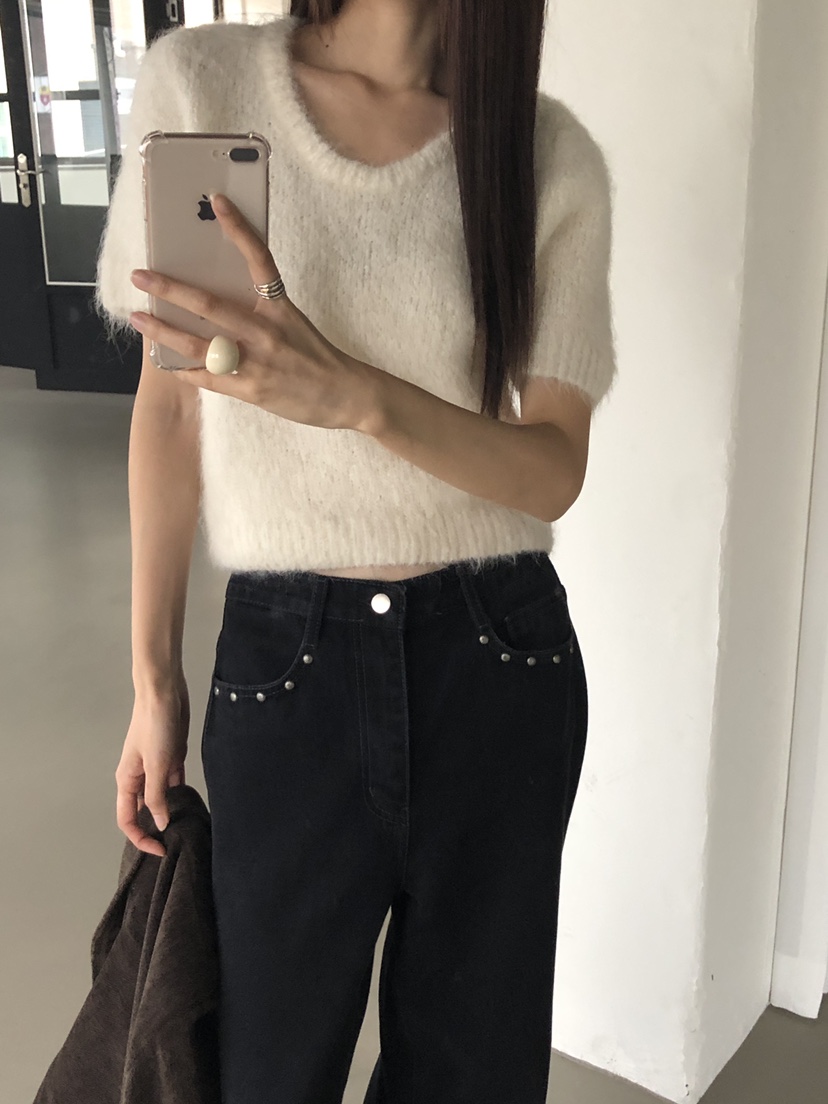 BOOMBINE東大門㊣直郵女士新款熱賣職業25秋冬人氣休閑牛仔褲BOOMBINE牛仔褲