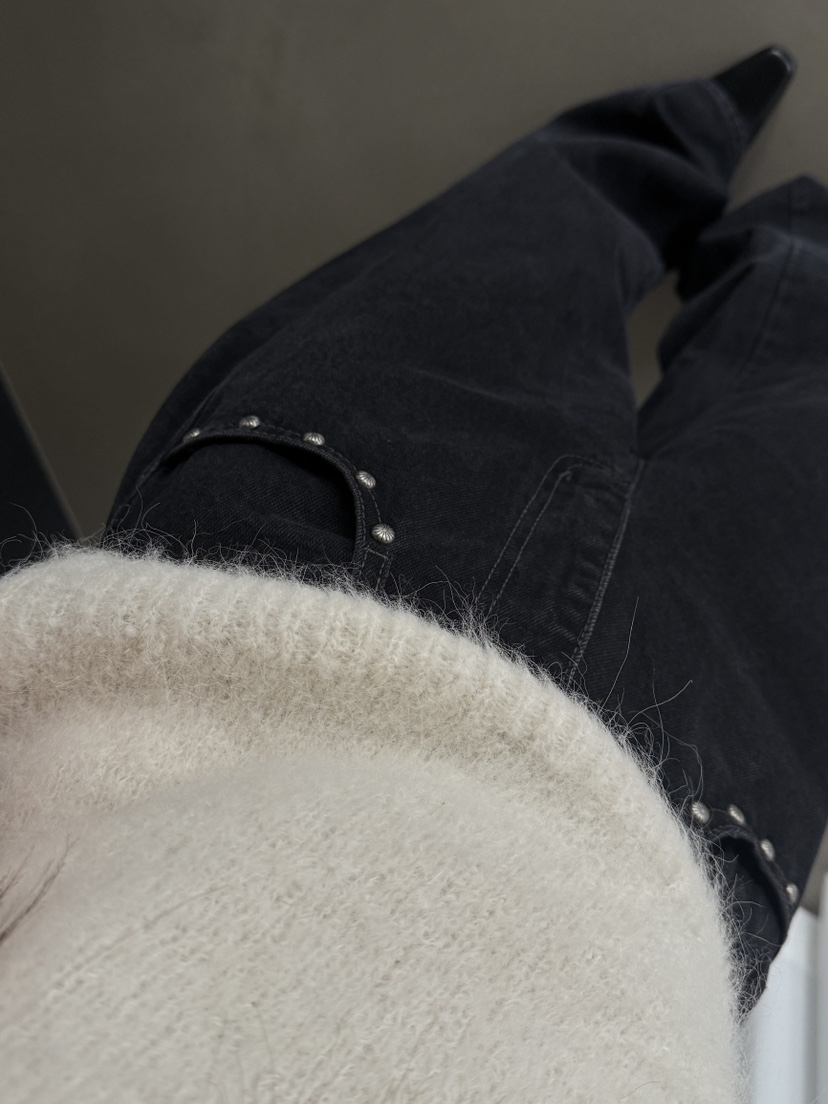 BOOMBINE東大門㊣直郵女士新款熱賣職業25秋冬人氣休閑牛仔褲BOOMBINE牛仔褲