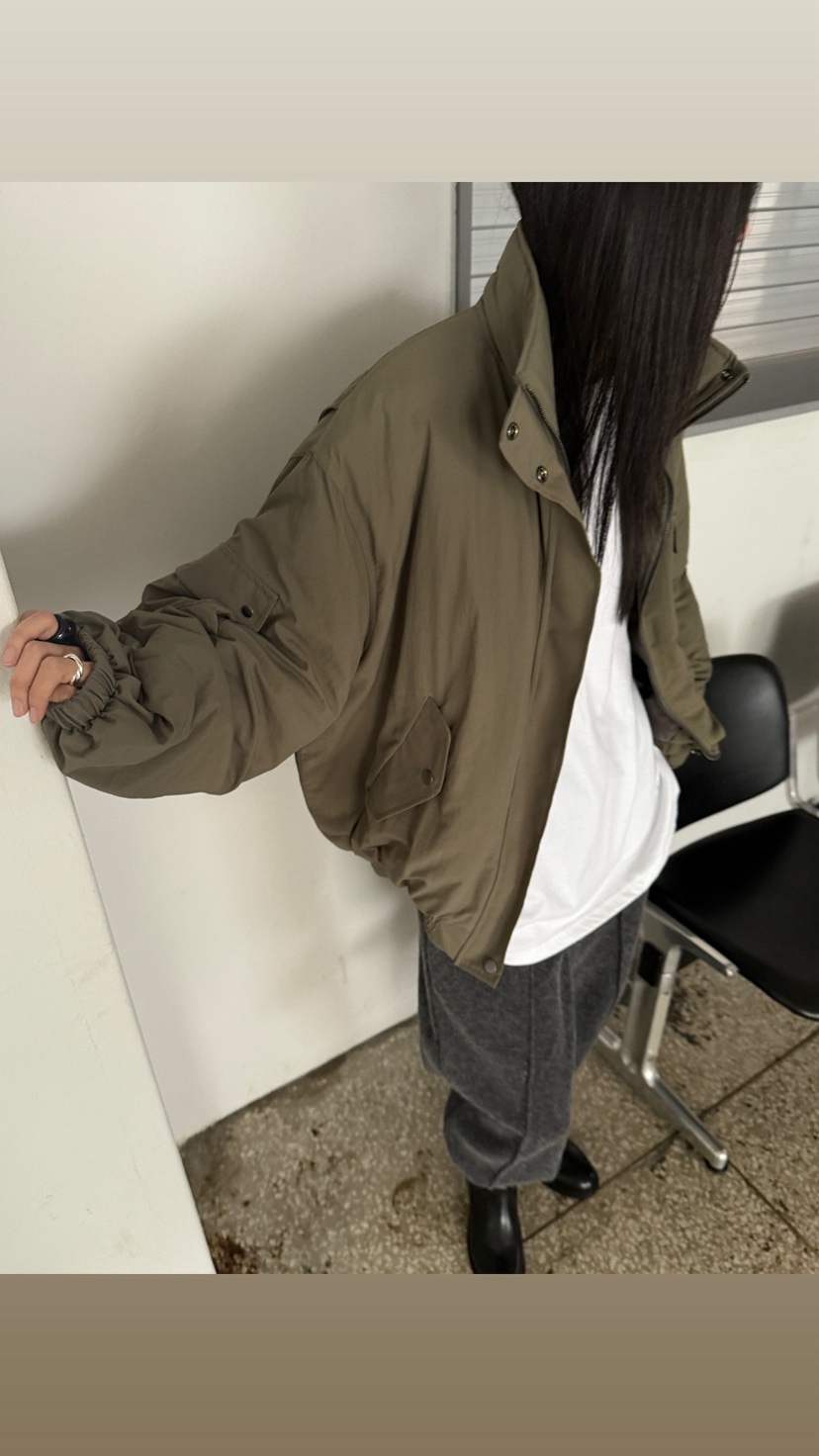 BOOMBINE韓國代購㊣女士新品休閑人氣時尚25秋冬職業推薦夾克BOOMBINE夾克