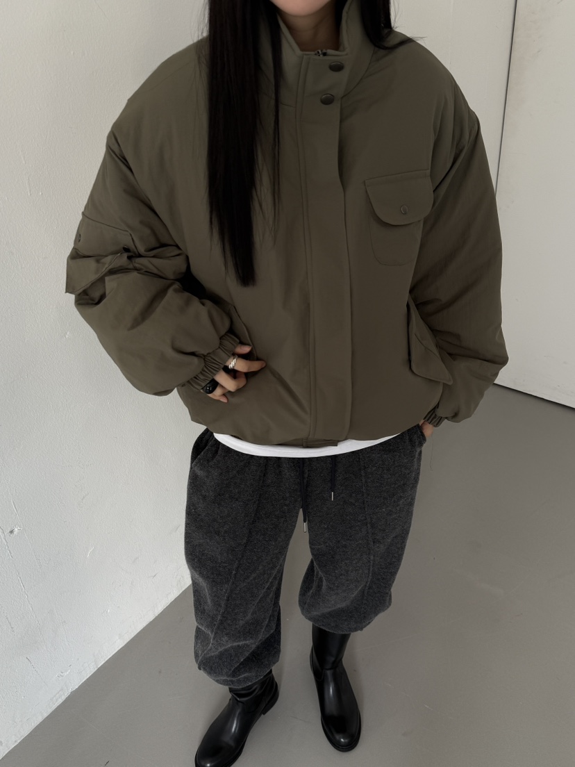 BOOMBINE韓國代購㊣女士新品休閑人氣時尚25秋冬職業推薦夾克BOOMBINE夾克圖色1