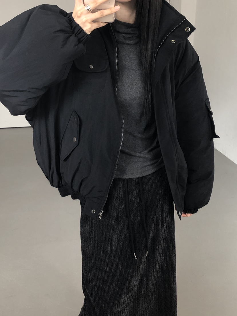 BOOMBINE韓國代購㊣女士新品休閑人氣時尚25秋冬職業推薦夾克BOOMBINE夾克圖色2