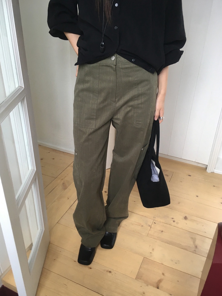 BOOMBINE韓國直郵㊣女士新款職業熱賣25秋冬人氣時尚休閑褲BOOMBINE休閑褲