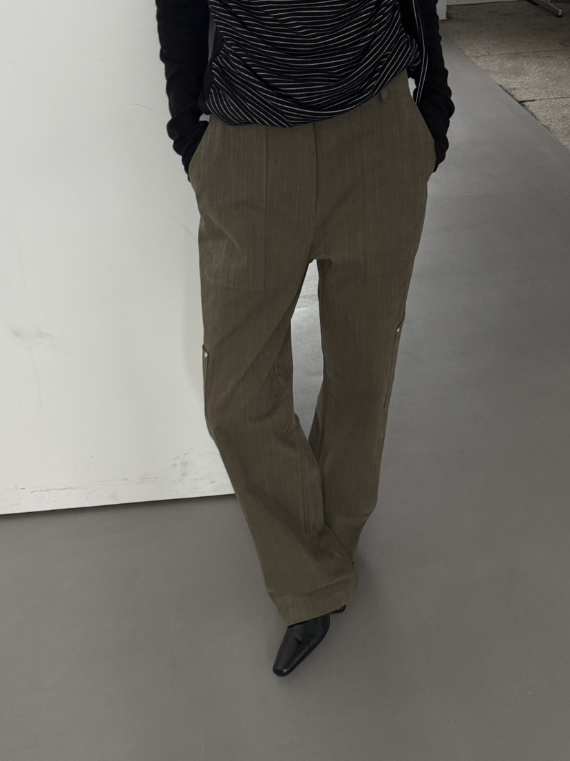 BOOMBINE韓國直郵㊣女士新款職業熱賣25秋冬人氣時尚休閑褲BOOMBINE休閑褲圖色2