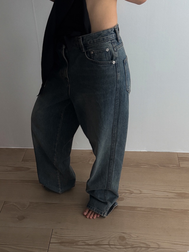 BOOMBINE東大門㊣直郵女士新款時尚休閑人氣熱賣牛仔褲復古BOOMBINE牛仔褲