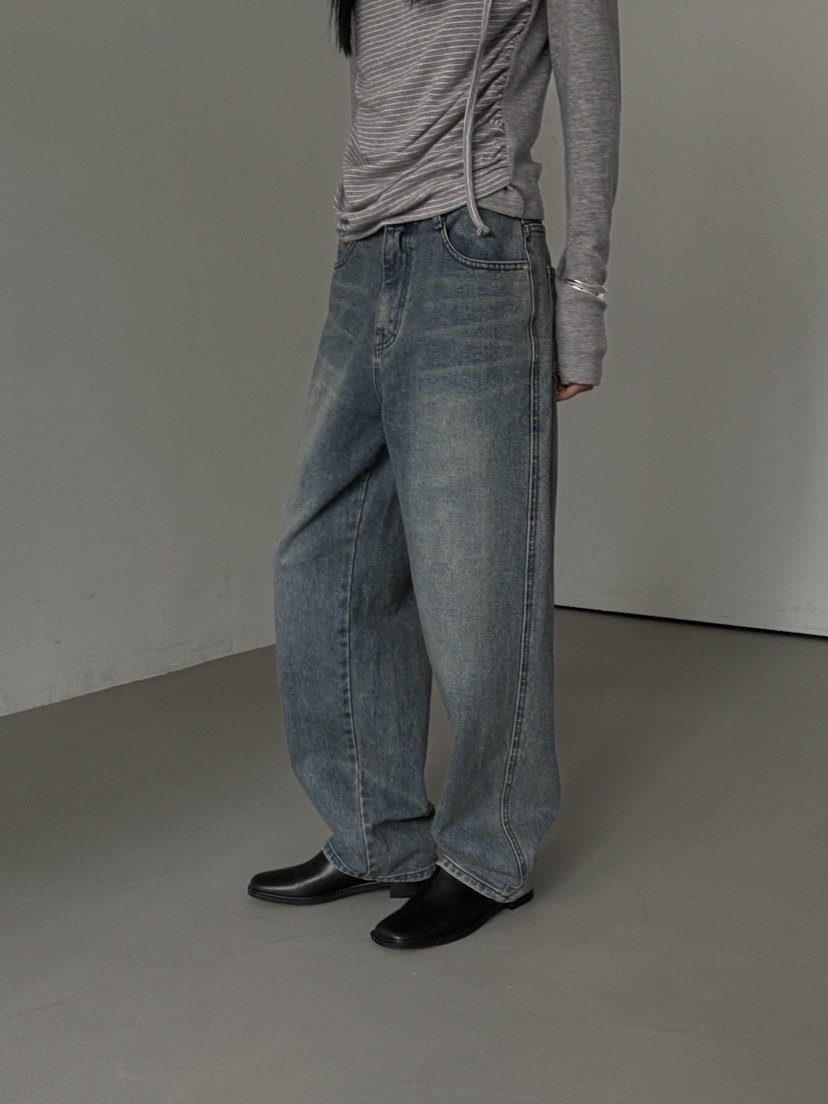 BOOMBINE東大門㊣直郵女士新款時尚休閑人氣熱賣牛仔褲復古BOOMBINE牛仔褲