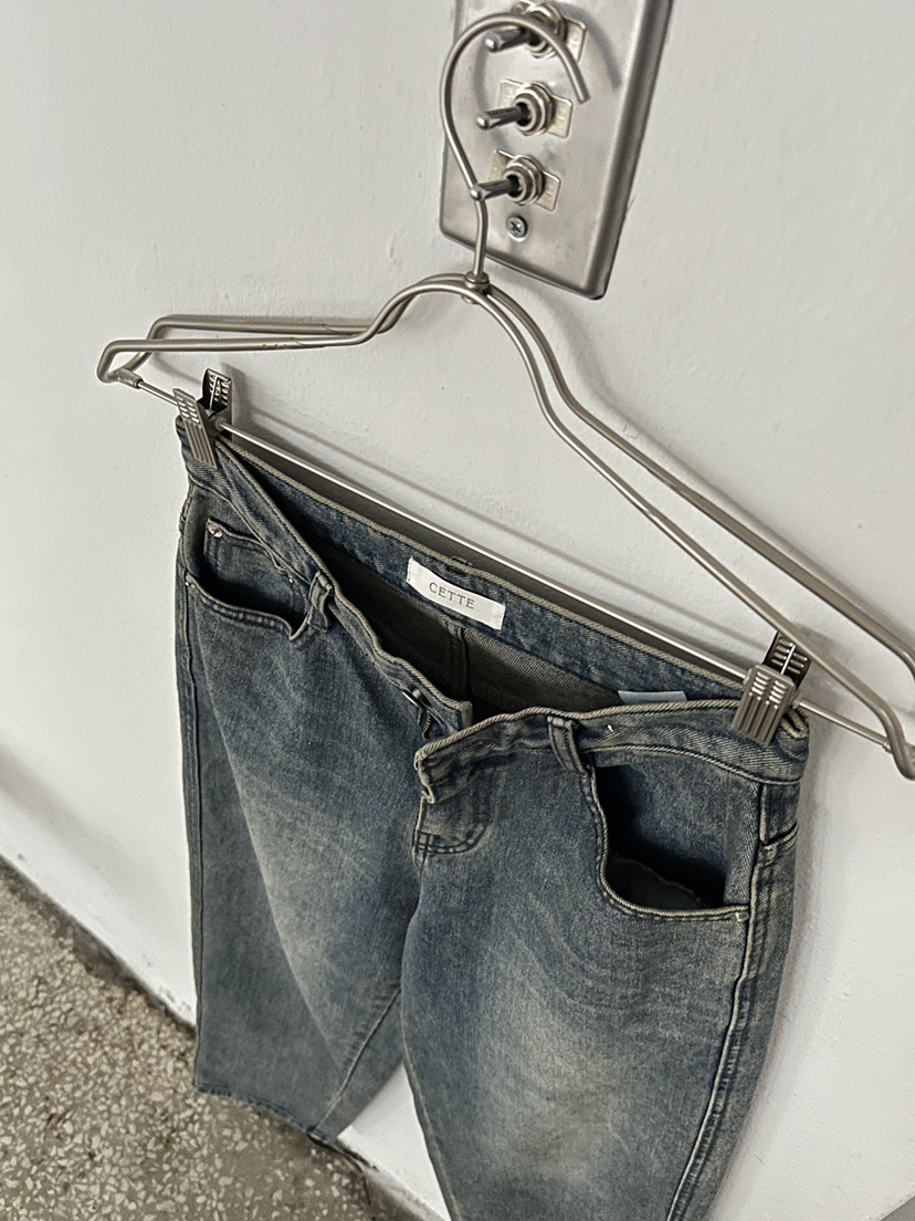 BOOMBINE東大門㊣直郵女士新款時尚休閑人氣熱賣牛仔褲復古BOOMBINE牛仔褲