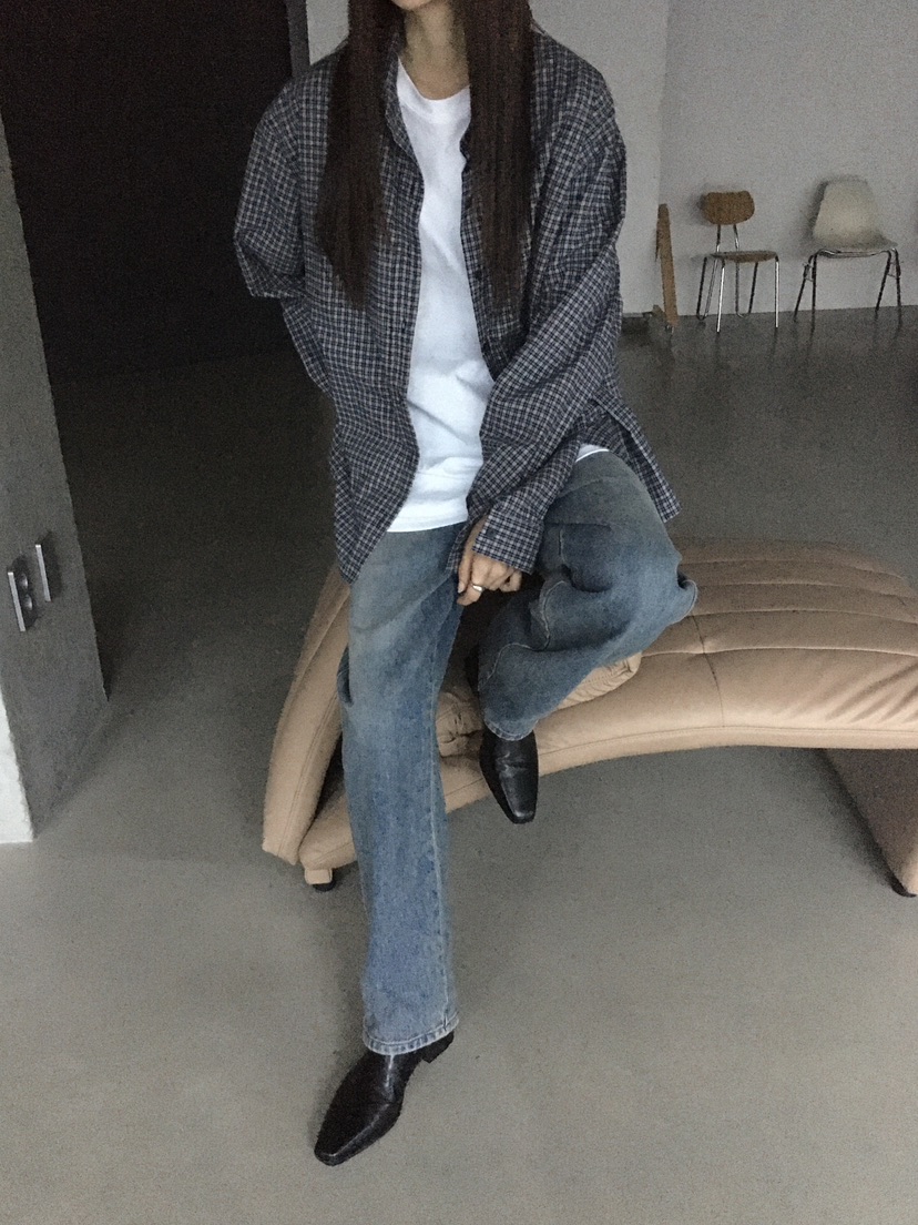 BOOMBINE東大門㊣直郵女士新款時尚休閑人氣熱賣牛仔褲復古BOOMBINE牛仔褲