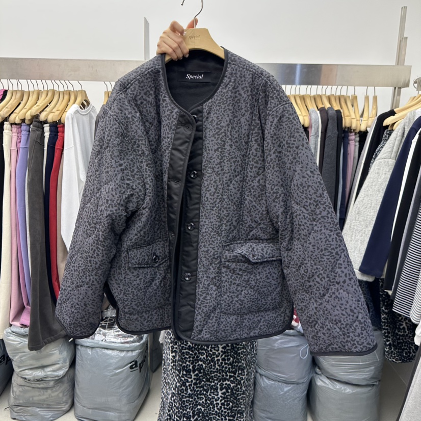 SPECIAL東大門㊣實拍女士新品職業人氣時尚休閑熱賣短款棉服SPECIAL短款棉服圖色1