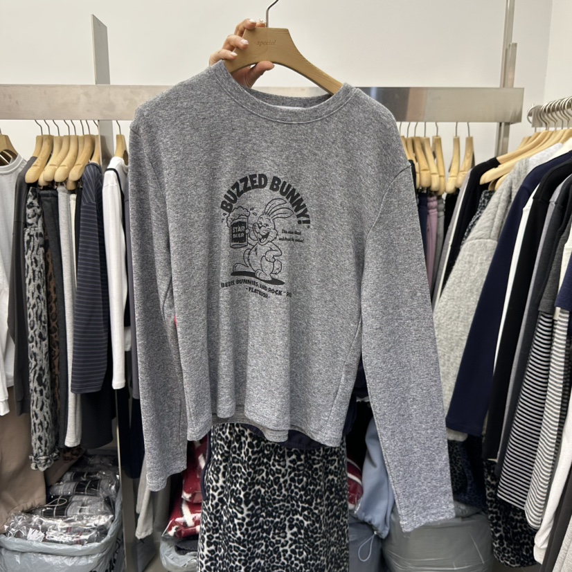 SPECIAL東大門㊣代購女裝新款熱賣25秋冬推薦職業休閑長袖T恤SPECIAL長袖T恤圖色2