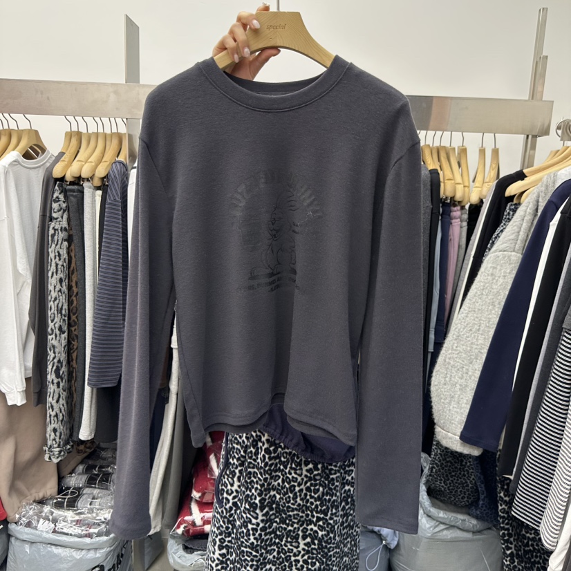 SPECIAL東大門㊣代購女裝新款熱賣25秋冬推薦職業休閑長袖T恤SPECIAL長袖T恤圖色3