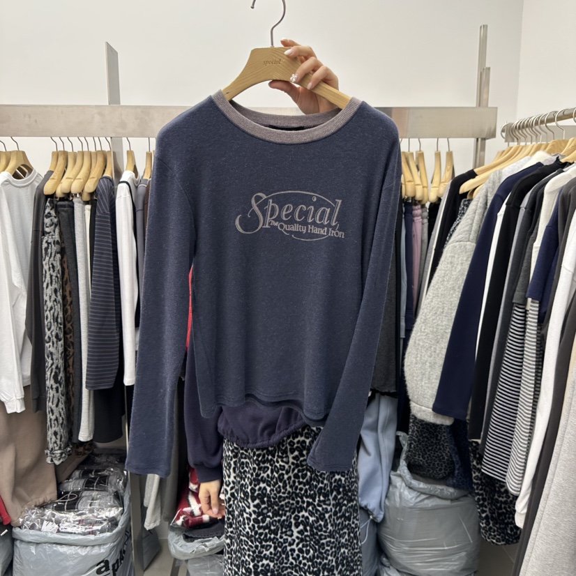 SPECIAL韓國直郵㊣女士新款推薦熱賣職業人氣休閑時尚長袖T恤SPECIAL長袖T恤圖色6