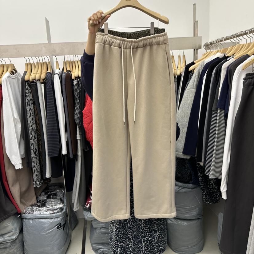 SPECIAL東大門㊣直郵女裝新品25秋冬人氣時尚休閑褲雙排扣加絨SPECIAL休閑褲圖色1