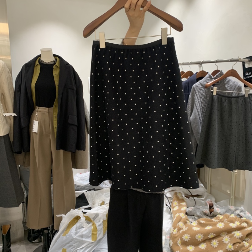 CHAE韓國代購㊣女裝新款時尚25秋冬熱賣推薦休閑半身裙中短裙CHAE半身裙/中短裙