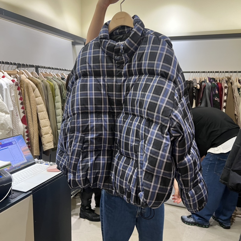 SELF SERVICE韓國代購㊣女裝新款休閑人氣25秋冬短款羽絨服SELF SERVICE短款羽絨服圖色1