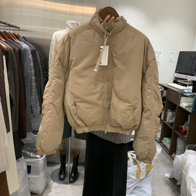 CHAE東大門㊣直郵女裝新款人氣熱賣休閑職業短款羽絨服高領CHAE短款羽絨服圖色1