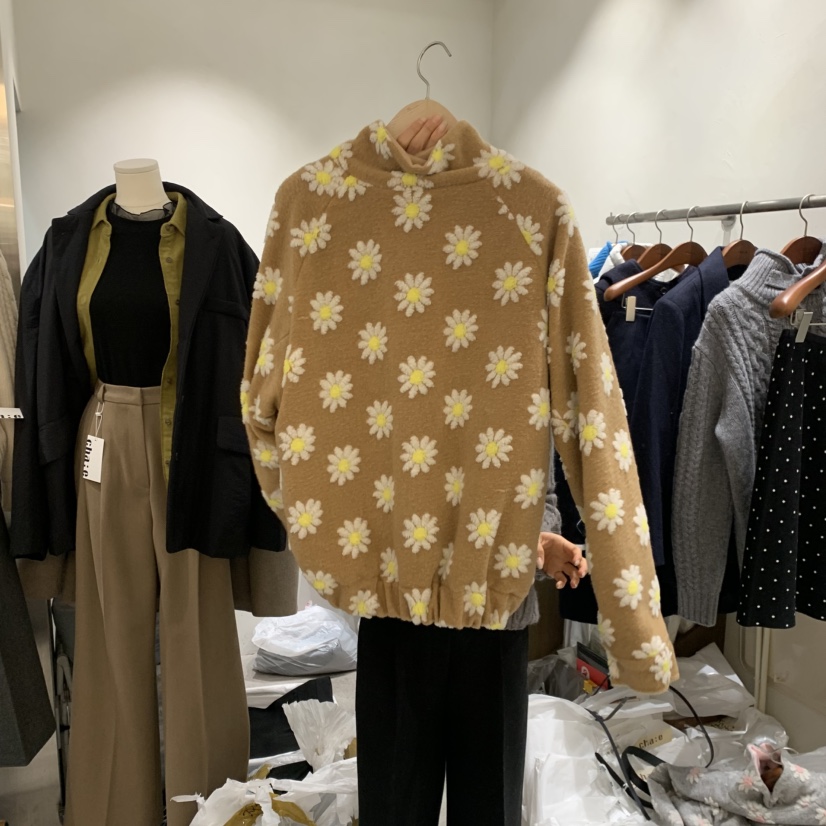 CHAE東大門㊣實拍女士新款推薦熱賣休閑人氣25秋冬時尚夾克絨CHAE夾克