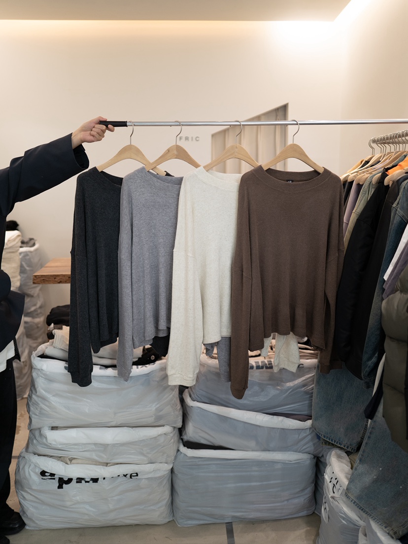 FRIC韓國代購㊣女士新款人氣推薦職業熱賣休閑25秋冬長袖T恤紐扣FRIC長袖T恤