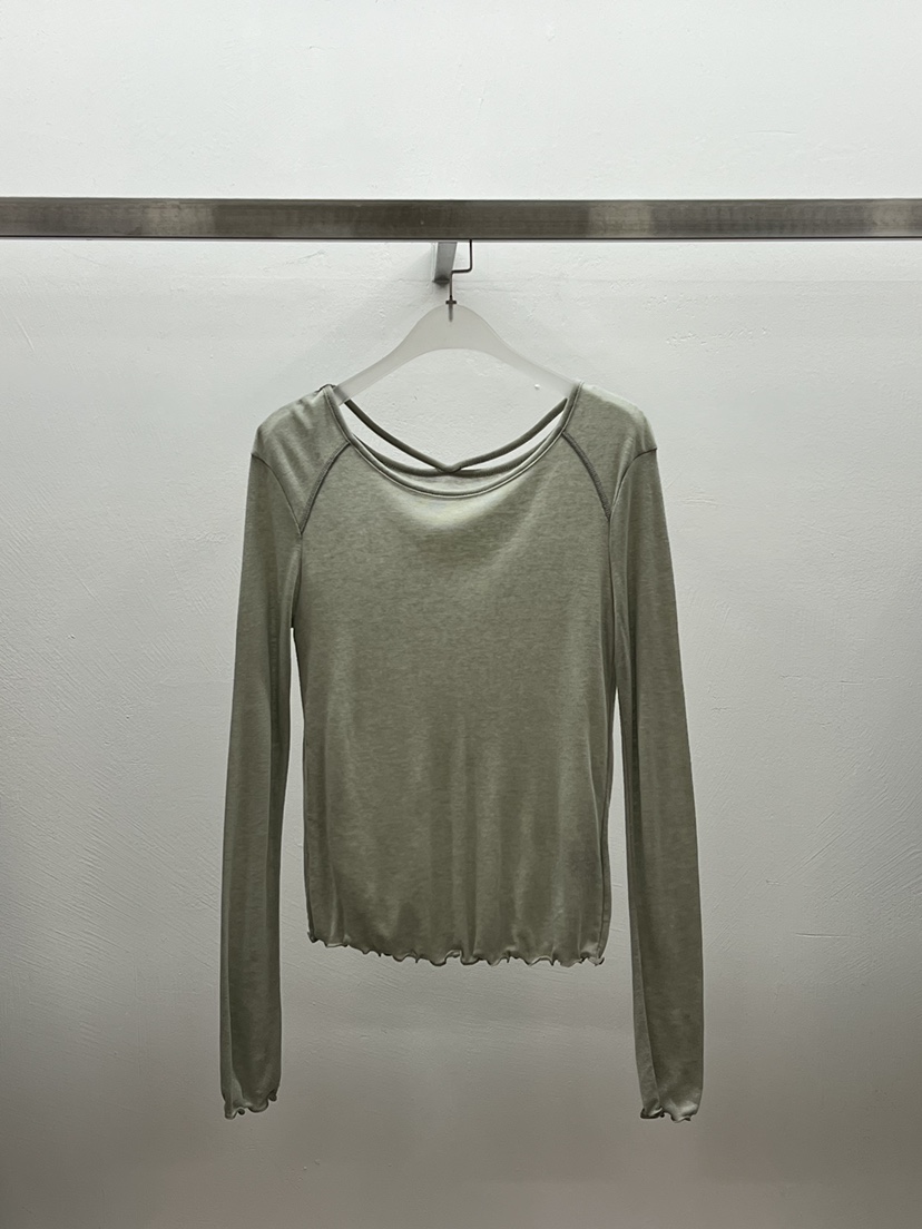 WEARABLE-L東大門㊣直郵女裝新款熱賣人氣時尚25秋冬長袖T恤WEARABLE長袖T恤圖色2