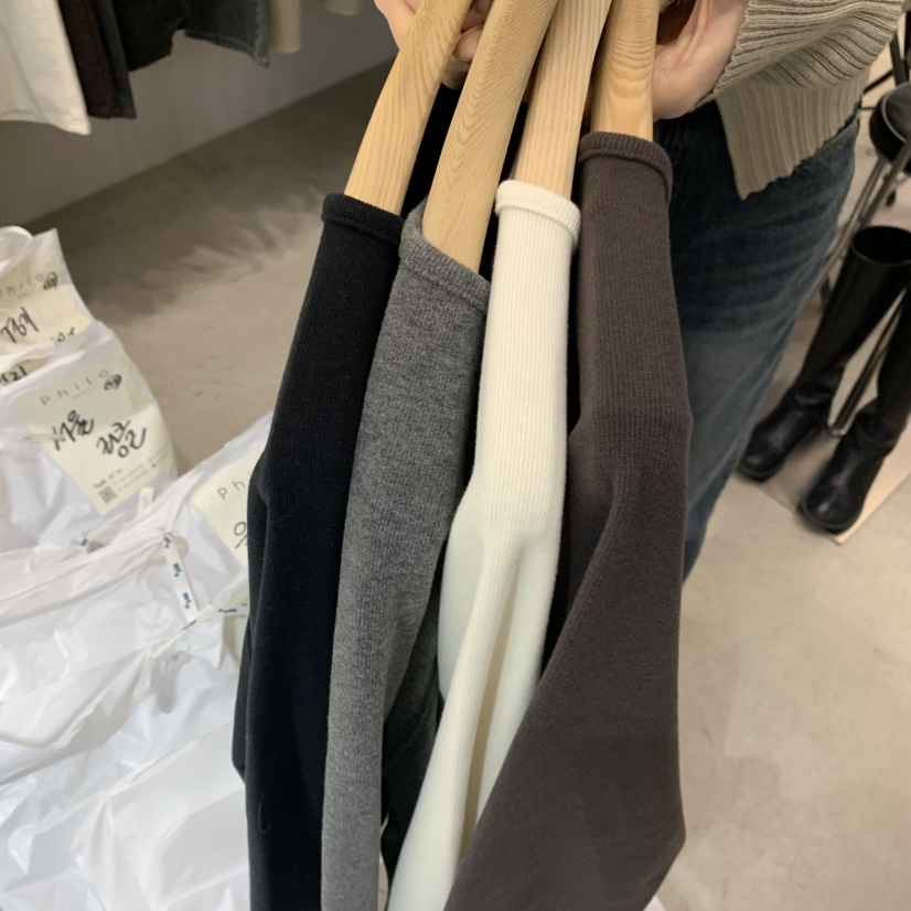 PHILO韓國代購㊣女士新款職業熱賣時尚人氣休閑推薦長袖T恤PHILO長袖T恤