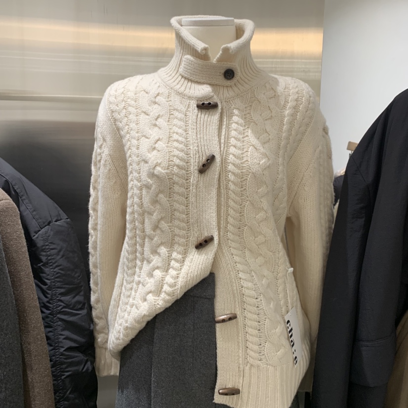 CHAE韓國代購㊣女裝新品時尚休閑25秋冬推薦熱賣職業人氣毛衣CHAE毛衣圖色1