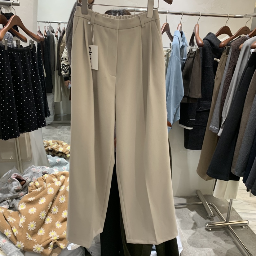 CHAE韓國代購㊣女裝新品推薦時尚25秋冬人氣熱賣職業休閑褲CHAE休閑褲圖色2