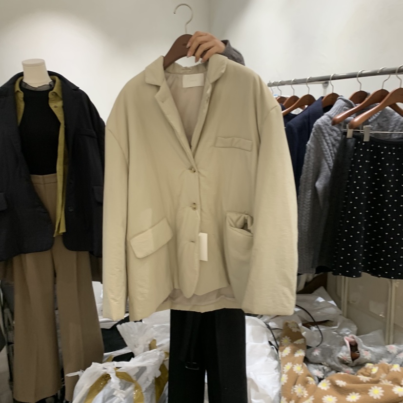 CHAE韓國代購㊣女裝新品熱賣人氣推薦職業休閑時尚25秋冬夾克CHAE夾克圖色1