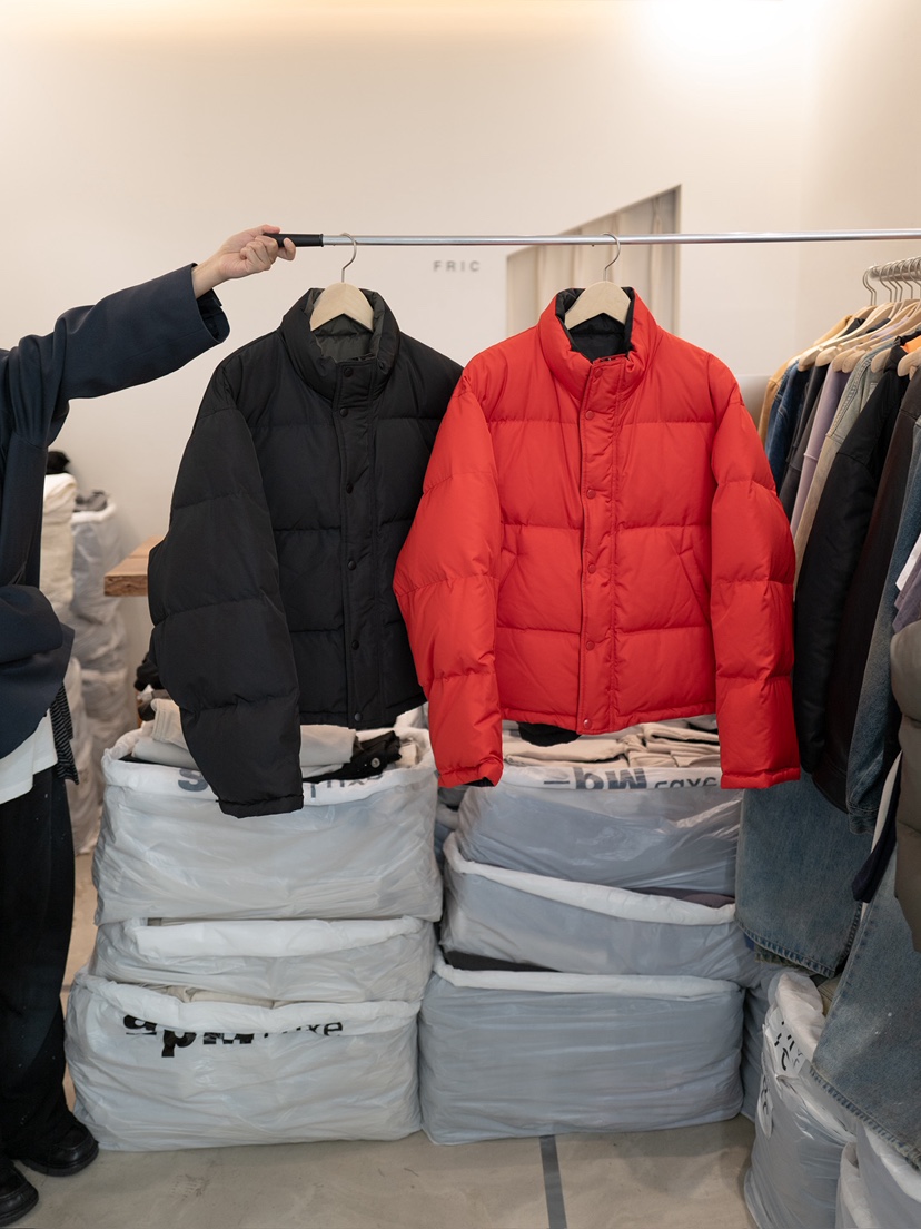 FRIC東大門㊣實拍女士新款休閑人氣短款棉服兩面可穿雙面絨FRIC短款棉服