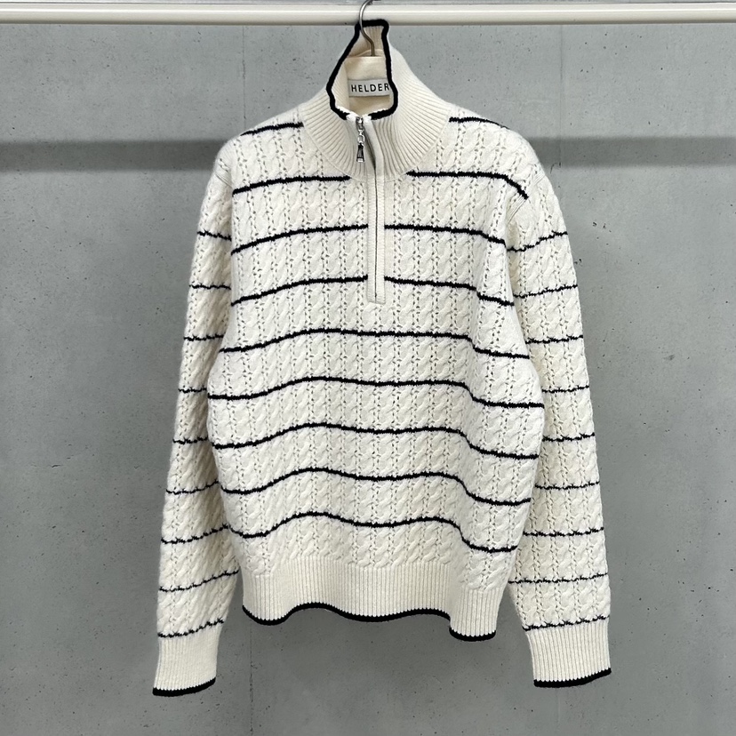 HELDER-P韓國代購㊣女士新款人氣休閑熱賣時尚25秋冬針織衫拉鏈HELDER針織衫圖色1