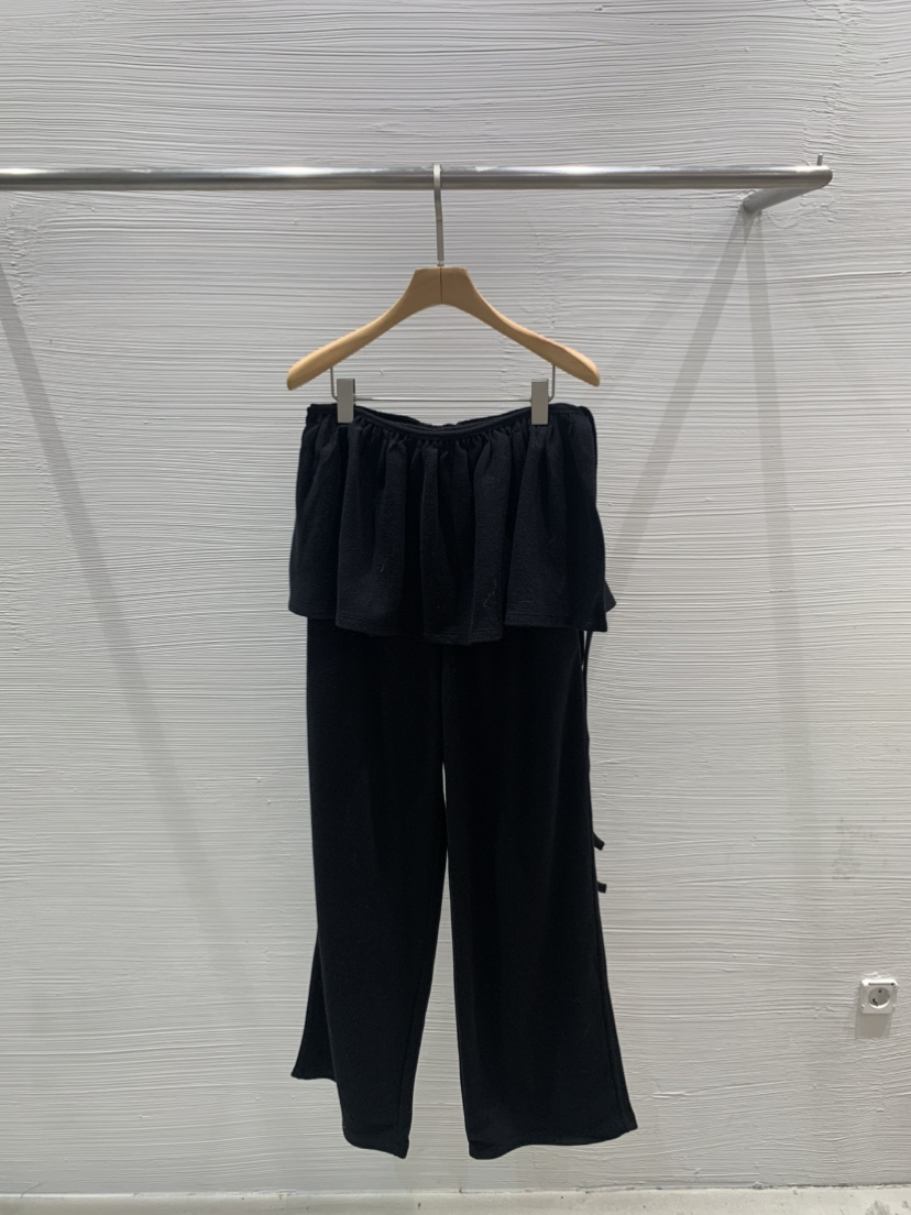 LUCY SALON韓國代購㊣女士新品職業人氣熱賣休閑套裝兩件套LUCY SALON套裝圖色3黑色