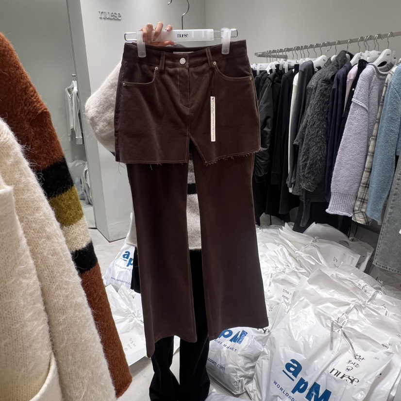 NUESE韓國代購㊣女士新品熱賣推薦人氣職業25秋冬休閑時尚裙褲NUESE裙褲圖色1