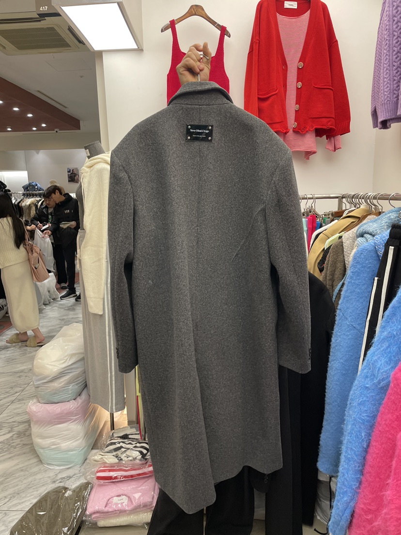 PAIRING東大門㊣代購女士新品休閑推薦人氣25秋冬中長款大衣羊毛PAIRING中長款大衣