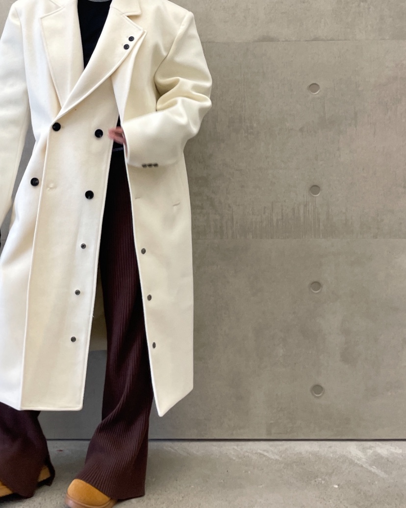 PAIRING東大門㊣代購女士新品休閑推薦人氣25秋冬中長款大衣羊毛PAIRING中長款大衣