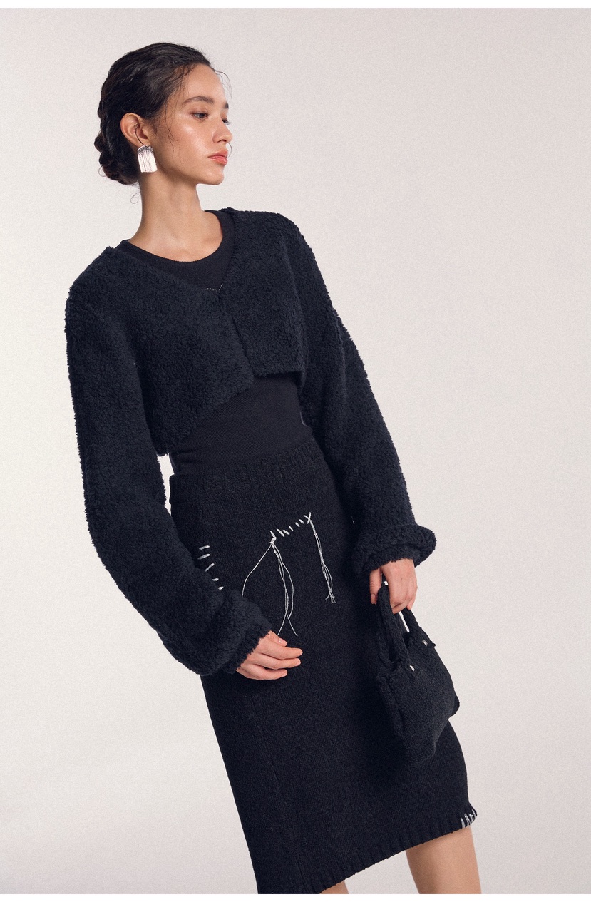 PAIRING東大門㊣直郵女士新品職業熱賣推薦針織衫不含內搭羊毛PAIRING針織衫