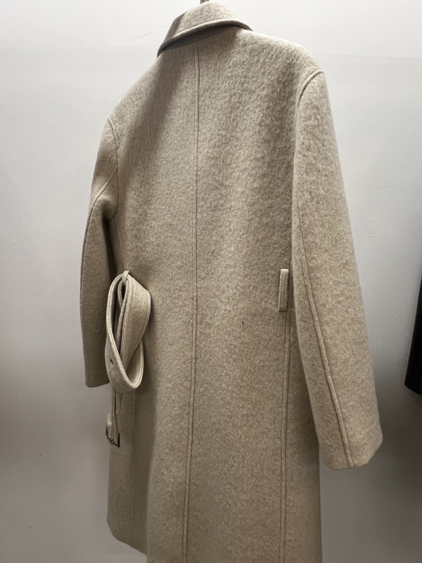 WEARABLE-L東大門㊣實拍女裝新品休閑熱賣推薦中長款大衣羊毛WEARABLE中長款大衣