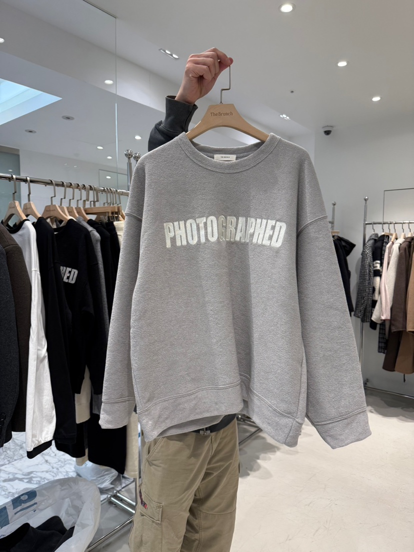 THE BRUNCH東大門㊣代購女裝新品25秋冬人氣休閑熱賣時尚衛衣THE BRUNCH衛衣圖色1