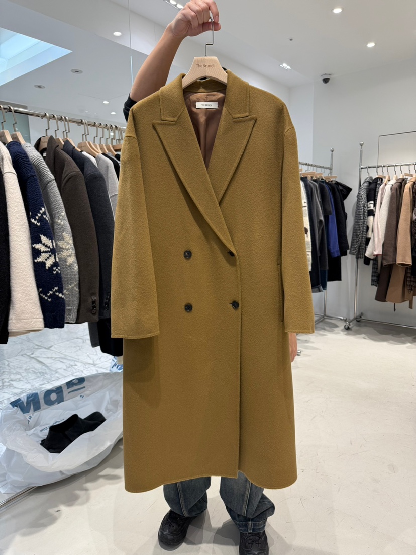 THE BRUNCH東大門㊣直郵女裝新品25秋冬職業熱賣中長款大衣THE BRUNCH中長款大衣圖色1