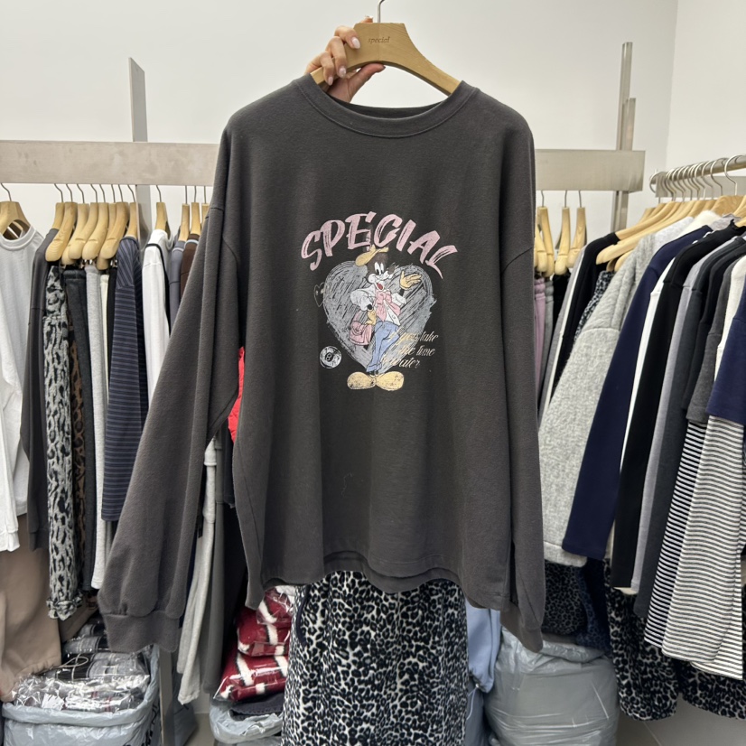 SPECIAL東大門㊣代購女裝新品人氣時尚推薦熱賣職業長袖T恤SPECIAL長袖T恤圖色2