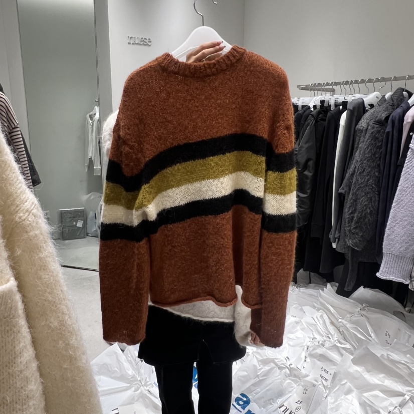 NUESE韓國代購㊣女士新品職業熱賣休閑推薦時尚人氣25秋冬針織衫NUESE針織衫