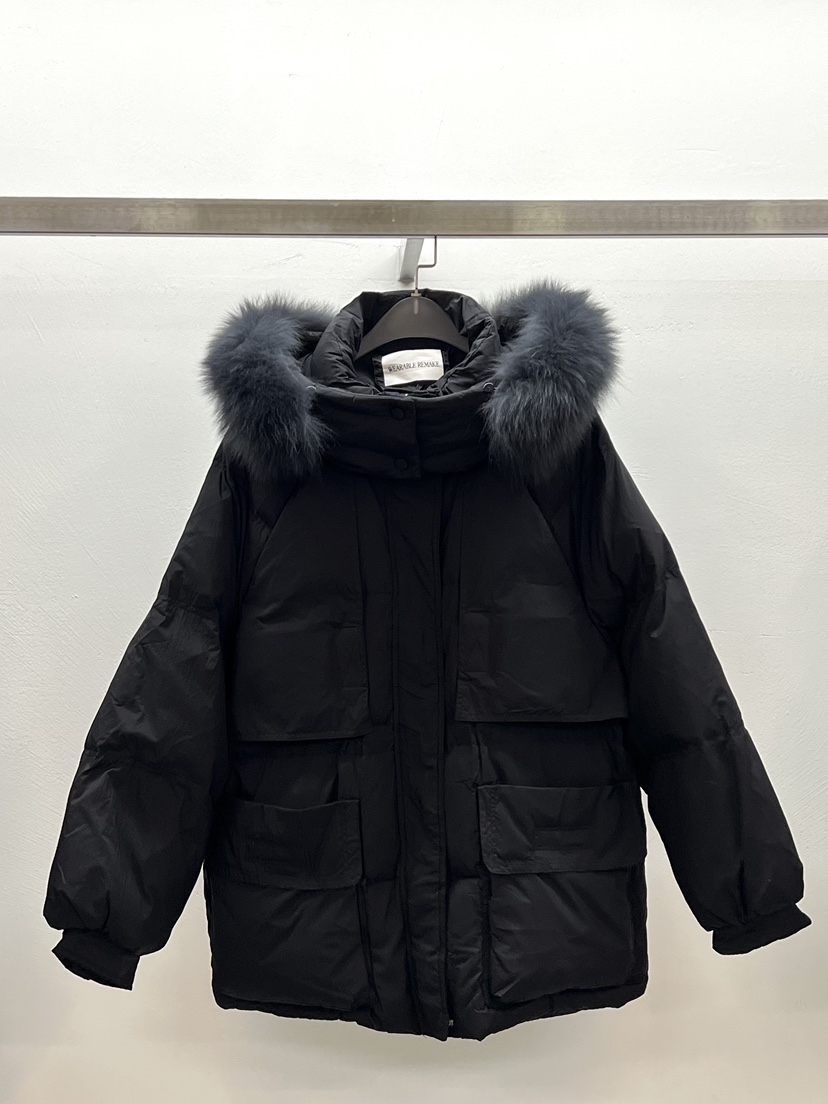 WEARABLE-L韓國直郵㊣女士新款時尚推薦人氣職業休閑夾克鴨絨WEARABLE夾克圖色2