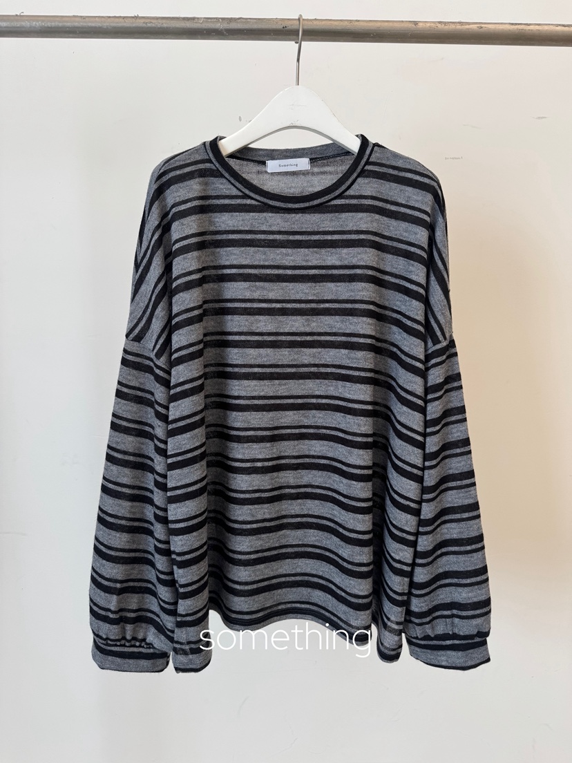 SOMETHING-L/FANCY韓國代購㊣女裝新品25秋冬職業長袖T恤SOMETHING-L/FANCY長袖T恤圖色4