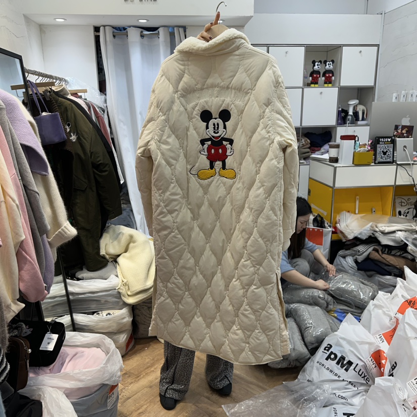 DE LINE韓國直郵㊣女士新品25秋冬熱賣推薦長款羽絨服鴨絨DE LINE長款羽絨服