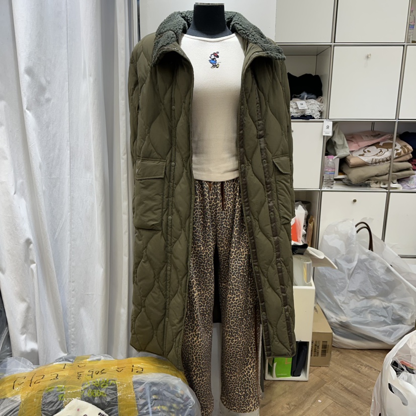 DE LINE韓國直郵㊣女士新品25秋冬熱賣推薦長款羽絨服鴨絨DE LINE長款羽絨服圖色2