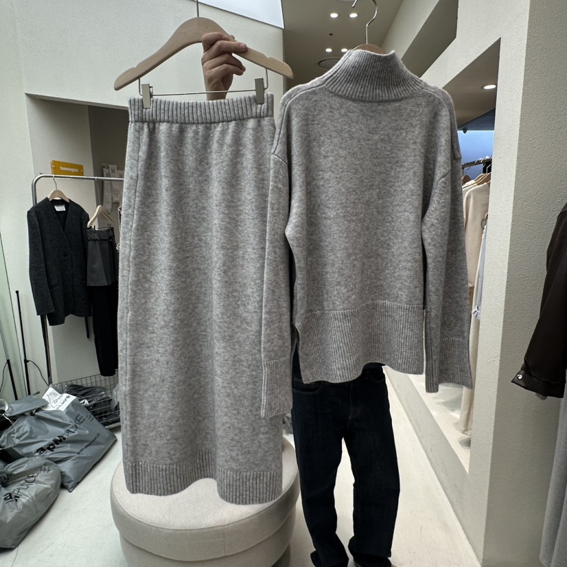 HUMMING BIRD韓國直郵㊣女士新款職業休閑25秋冬推薦人氣長裙HUMMING BIRD長裙