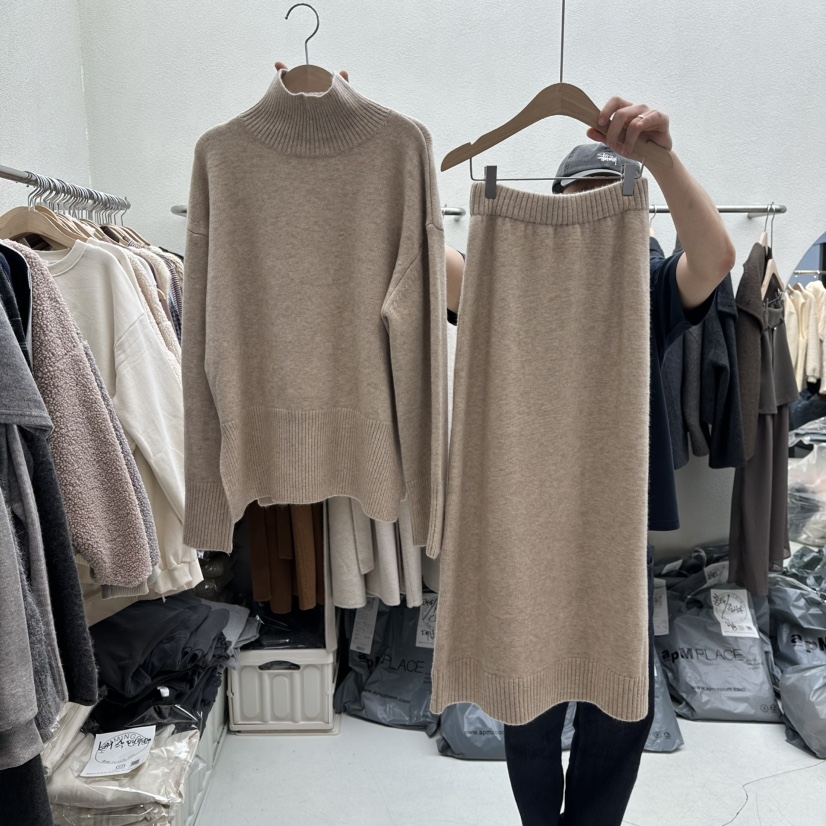 HUMMING BIRD韓國直郵㊣女士新款職業休閑25秋冬推薦人氣長裙HUMMING BIRD長裙