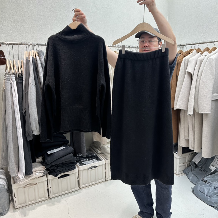 HUMMING BIRD韓國直郵㊣女士新款職業休閑25秋冬推薦人氣長裙HUMMING BIRD長裙