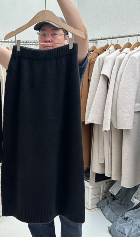 HUMMING BIRD韓國直郵㊣女士新款職業休閑25秋冬推薦人氣長裙HUMMING BIRD長裙圖色3