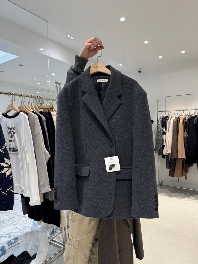 THE BRUNCH東大門㊣直郵女士新品人氣時尚熱賣推薦夾克寬松THE BRUNCH夾克圖色2