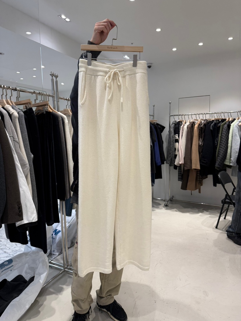 THE BRUNCH韓國直郵㊣女裝新款推薦人氣25秋冬休閑褲針織褲THE BRUNCH休閑褲圖色1