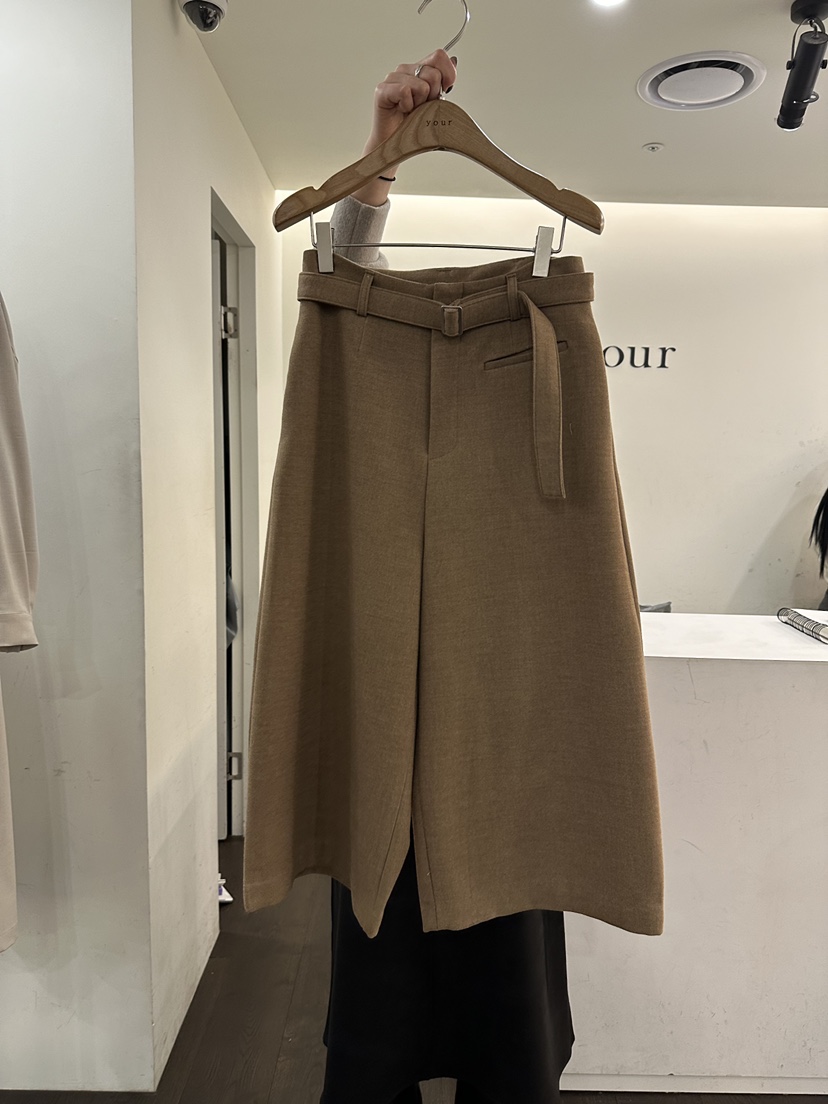 YOUR-P東大門㊣代購女裝新款職業25秋冬人氣熱賣休閑褲含腰帶YOUR-P休閑褲圖色2