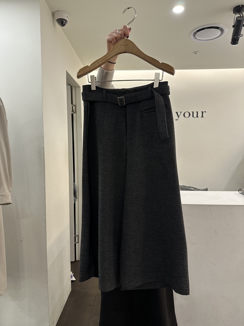 YOUR-P東大門㊣代購女裝新款職業25秋冬人氣熱賣休閑褲含腰帶YOUR-P休閑褲圖色3